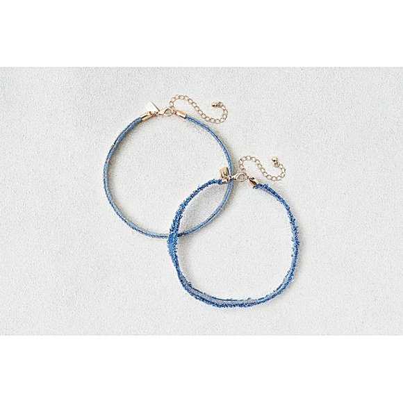 NEW American Eagle Choker Set/2 Denim